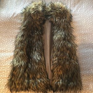 Ci Sono Faux Fur Vest
